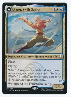 Aang, Swift Savior #0204 MTG Avatar: The Last Airbender Magic The Gathering - Image 1