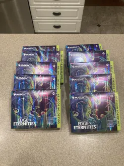 Magic The Gathering Edge Of Eternities Collector Omega Booster 10 BOX LOT - Image 1