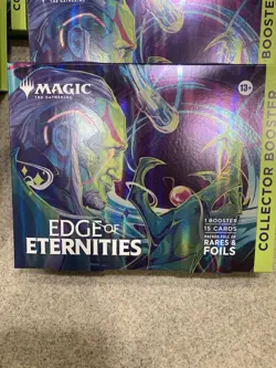 Magic The Gathering Edge Of Eternities Collector Omega Booster 10 BOX LOT - Image 2