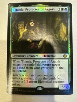 MTG Titania, Protector of Argoth Modern Horizons 2 287/303 Regular Mythic Foil - Image 1
