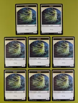8 Spirit Token Shadows over Innistrad Magic the Gathering MTG 8 - Image 1