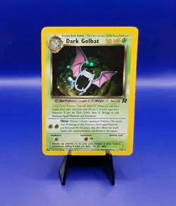 Dark Golbat 7/82 Team Rocket Set Holo Rare Pokemon Card Nintendo TCG WOTC LP - Image 1