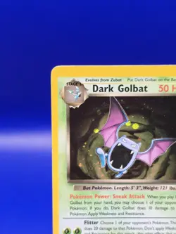 Dark Golbat 7/82 Team Rocket Set Holo Rare Pokemon Card Nintendo TCG WOTC LP - Image 4