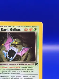Dark Golbat 7/82 Team Rocket Set Holo Rare Pokemon Card Nintendo TCG WOTC LP - Image 5
