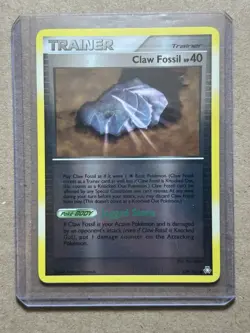 Claw Fossil 138/146 Reverse Holo Legends Awakened Pokemon Card Played - Image 1