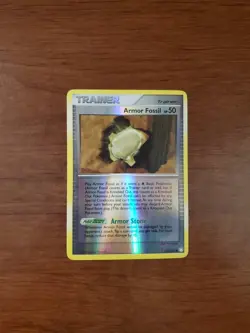 Trainer/Armor Fossil- 2007 Pokemon Mysterious Treasures- #116/123 - Reverse Holo - Image 1