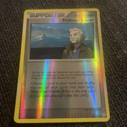Pokemon TCG Professor Rowan 112/130 Reverse Holo Rare Trainer Diamond & Pearl - Image 1