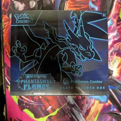 New Phantasmal Flames Pokemon Center Elite Trainer Box ETB PC with Tear / Cut !! - Image 1
