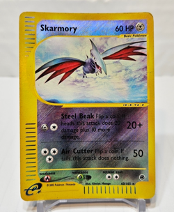 Skarmory 63/165 Reverse Holo Rare Expedition Pokemon 471 - Image 1