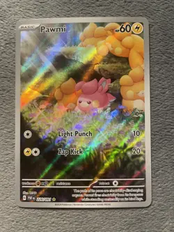 Pawmi 226/091 Full Art Illustration Rare Pokemon Card Paldean Fates NM 2024 - Image 1