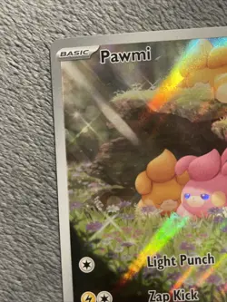 Pawmi 226/091 Full Art Illustration Rare Pokemon Card Paldean Fates NM 2024 - Image 2