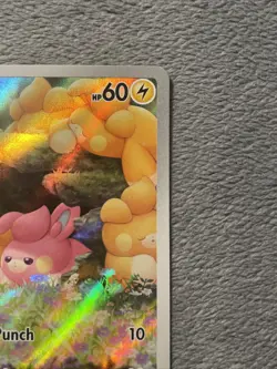 Pawmi 226/091 Full Art Illustration Rare Pokemon Card Paldean Fates NM 2024 - Image 3