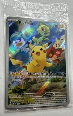 Pikachu #27 SEALED Pokemon TCG Black Star Promo Near Mint Paldea Evolved ETB 027 - Image 2