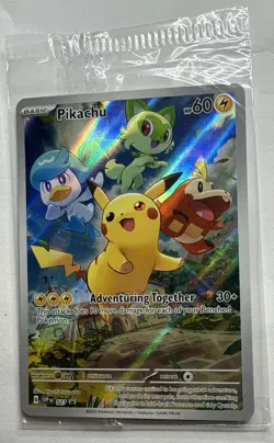 Pikachu #27 SEALED Pokemon TCG Black Star Promo Near Mint Paldea Evolved ETB 027 - Image 3