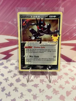 Pokemon TCG Greninja Gold Star SWSH144 25th Celebrations Promo Card - Image 1