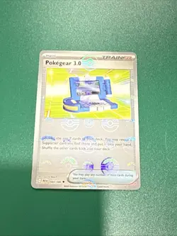 Pokegear 3.0 84/86 Pokeball Reverse Holo Pattern Black Bolt Pokemon TCG NM - Image 1