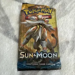 Pokemon Sun and Moon Booster Packs -1x Booster packs New Sealed 820650801945 - Image 1