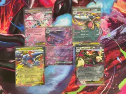 Pokemon Mega Evolution Phantasmal Flames Lot Of 5 Ex Cards Near Mint / Mint - Image 1