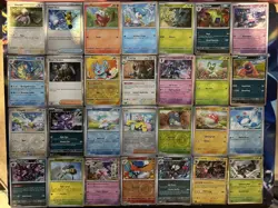 Pokemon TCG Paldea Evolved Holo And Reverse Holo x28 Cards Bundle - Image 1