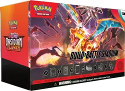 Pokemon TCG OBSIDIAN FLAMES BUILD and BATTLE STADIUM - English - Image 1
