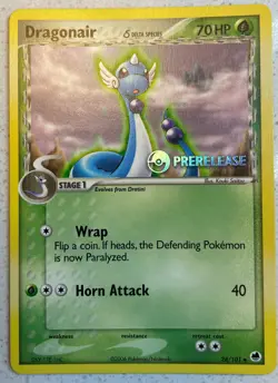 Dragonair 28/101 Dragon Frontiers Prerelease Stamp Promo Card Near Mint - Image 1