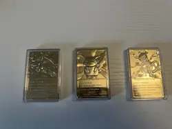 1999 Burger King Pokemon Gold Card Charizard , Pikachu , Mewtwo - Image 5