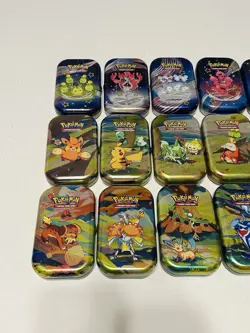 15 Pokemon TCG Mini Tins - *EMPTY* - Three Complete Sets - Image 2