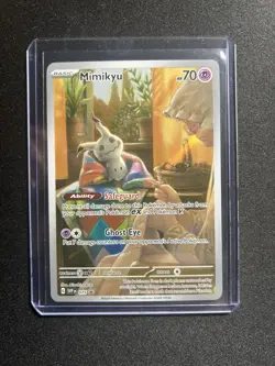 Pokemon Mimikyu 075 Illustration Rare Holo Black Star Promo SVP A - Image 1