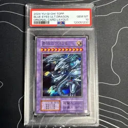 PSA 10 Yugioh Japanese TDPP Blue Eyes Ultimate Dragon Original Card Layout 2024 - Image 1