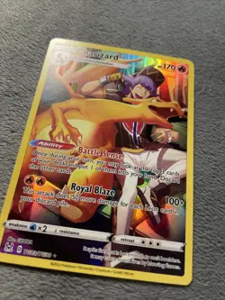 Charizard TG03/TG30 Full Art Trainer Gallery Rare Pokemon Card Lost Origin 2022 - Image 2