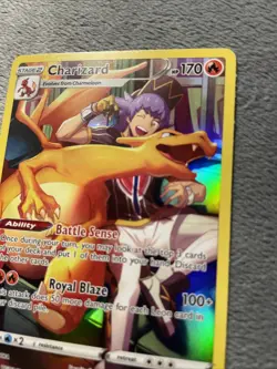 Charizard TG03/TG30 Full Art Trainer Gallery Rare Pokemon Card Lost Origin 2022 - Image 4