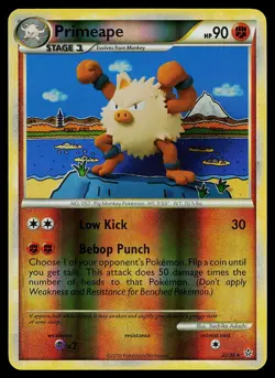 Pokemon Card - Primeape Unleashed 22/95 Reverse Holo - Image 1