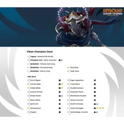 Riftbound: League of Legends: Champion Deck - Viktor -Origins Trading Card Game - Image 4