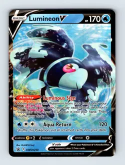 Lumineon V - SWSH: Sword & Shield Promo Cards Promo Holo SWSH250 NM/LP Pokemon - Image 1