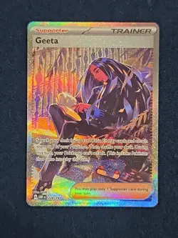 Three Card Lot, Trainer, And Holo, Geeta, Hero's Medal & Magnamite Pokemon TCG - Image 2