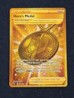 Three Card Lot, Trainer, And Holo, Geeta, Hero's Medal & Magnamite Pokemon TCG - Image 4