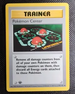 Pokemon Center 1st Edition Shadowless Pokemon Card Base Set 85/102 - EXCELLENT - Image 1