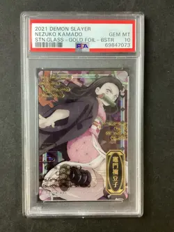 2021 Demon Slayer: Stained Glass Cards Nezuko Kamado Stn.Glass- PSA 10 - Image 1