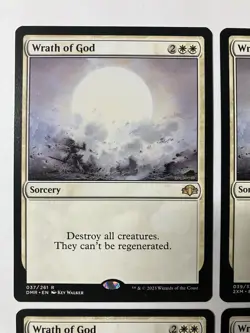Magic The Gathering MTG Wrath of God X4 Cards Regular Rare Sorcery - Image 2