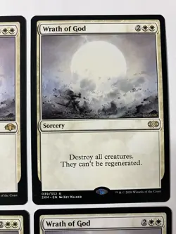 Magic The Gathering MTG Wrath of God X4 Cards Regular Rare Sorcery - Image 3