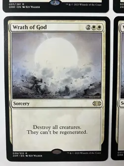 Magic The Gathering MTG Wrath of God X4 Cards Regular Rare Sorcery - Image 5