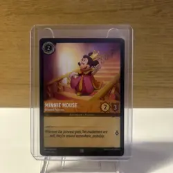 Disney Lorcana Demo Minnie Mouse Beloved Princess Card - Rare - Image 1