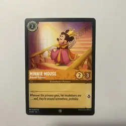 Disney Lorcana Demo Minnie Mouse Beloved Princess Card - Rare - Image 3