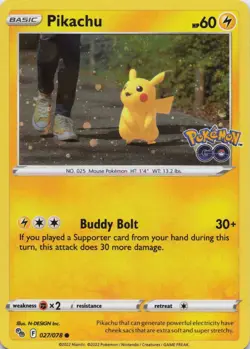 Pikachu - (Cosmos Holo) Promo Miscellaneous Cards & Products 027/078 NM - Image 1