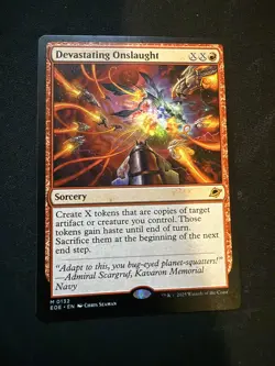 Devastating Onslaught Edge of Eternities Mythic Regular NM+ - Image 1