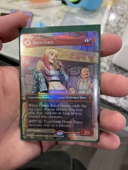 Gwen Stacy (0202) (Borderless) Marvel's Spider-Man Foil - Image 1