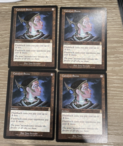 (4) Catalyst Stone Odyssey MTG NM Magic: The Gathering Free Ship - Image 1