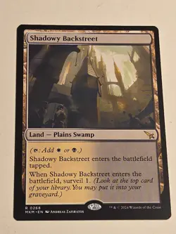 Shadowy Backstreet X1 MKM Murders at Karlov Manor MTG 268 R - Image 1