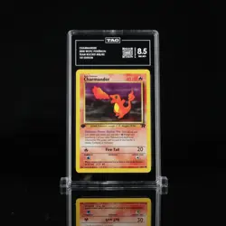 WOTC Pokemon Charmander 50/82 Team Rocket 1st Edition TAG 8.5 - Image 1