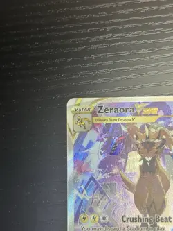 Pokemon TCG Zeraora VSTAR GG43/GG70 Crown Zenith: Galarian Gallery Holo 2023 NM - Image 3